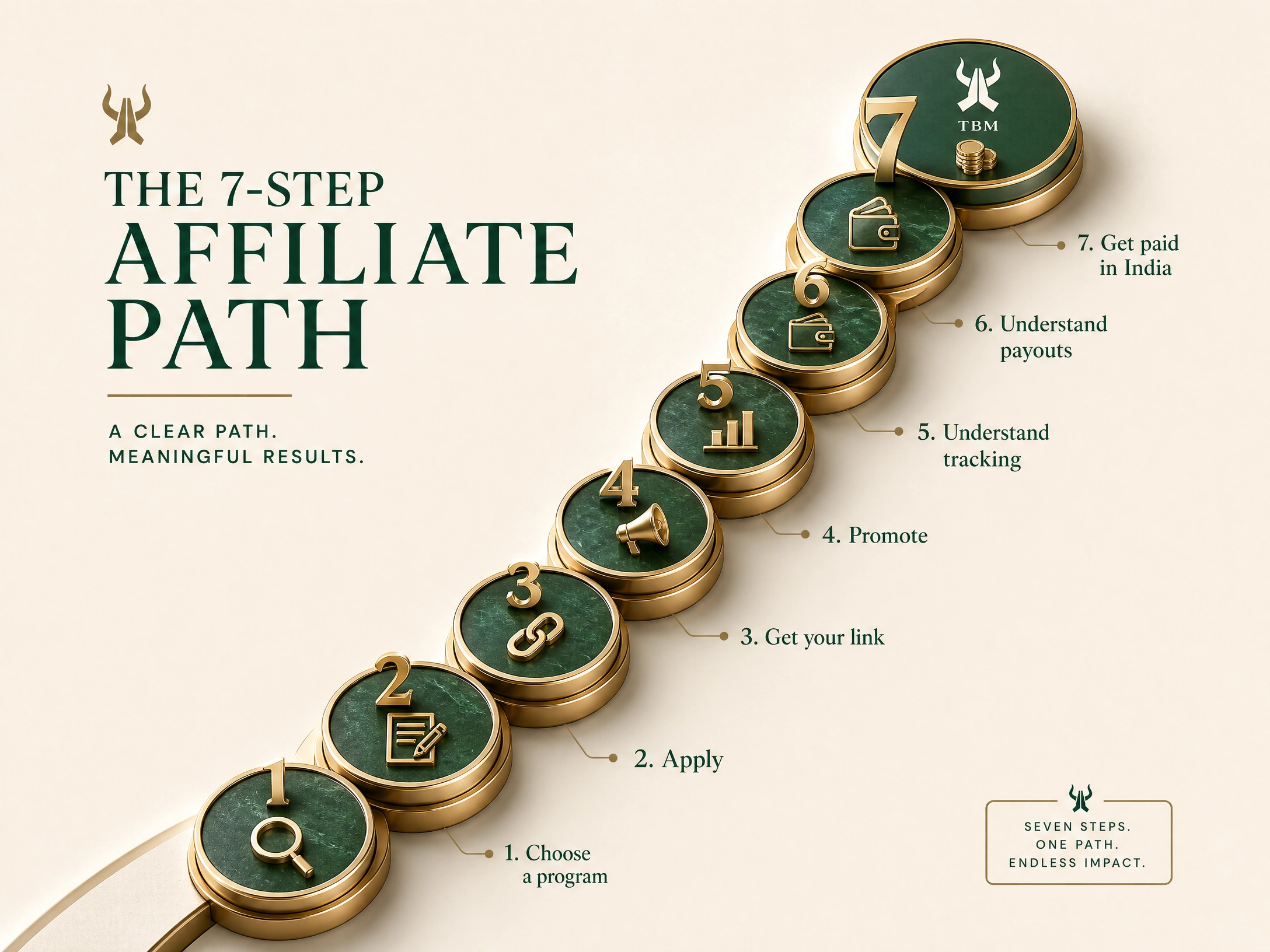 The 7-step path from choosing a program to your first payout